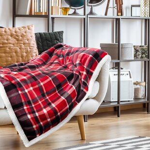 EXTRA Large Sofa Warm Fleece Blanket Soft Tartan Throw Bed Throw Over Cover US 
