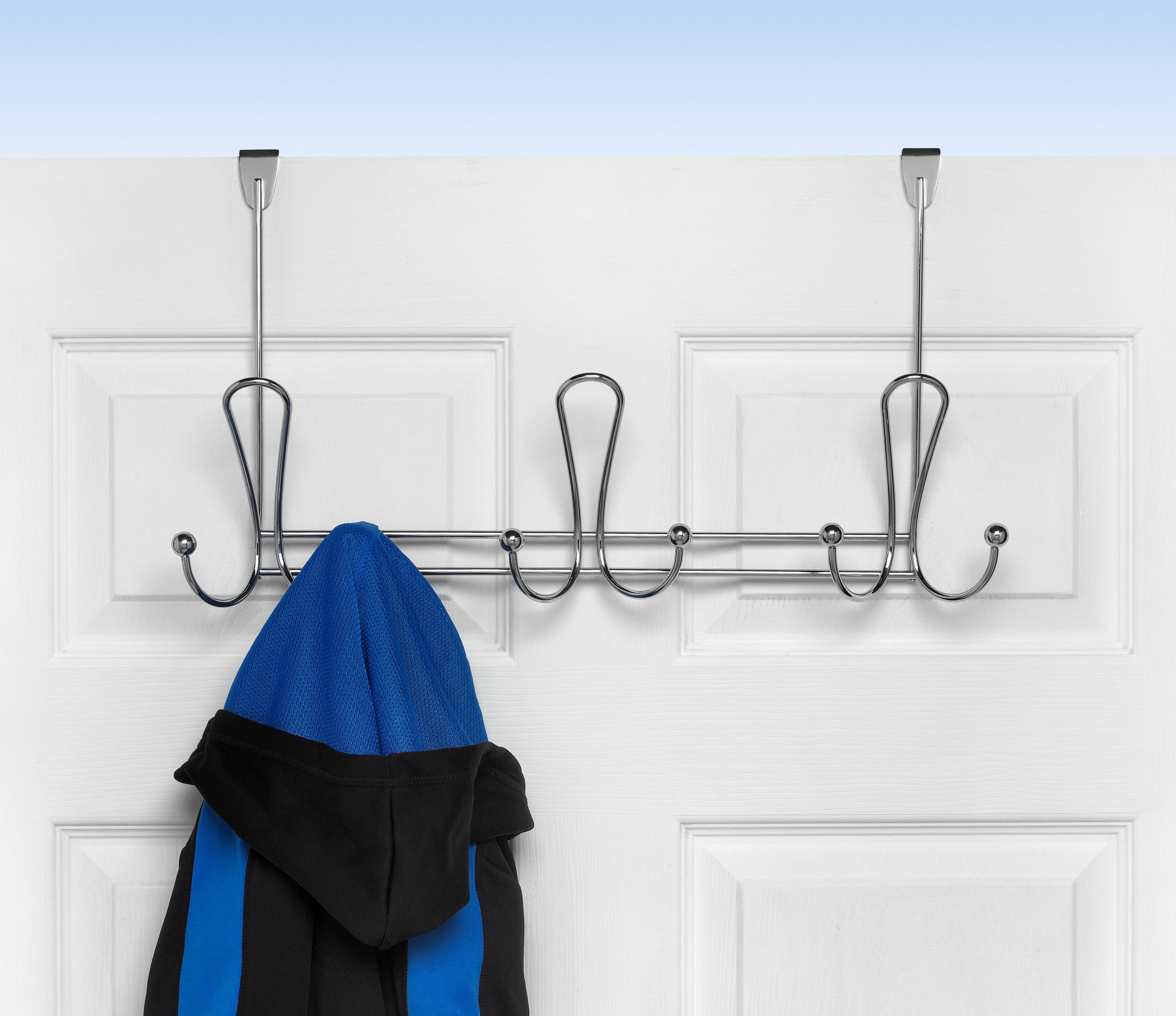 Red Barrel Studio® Quazar 21'' Wide Metal Over the Door Coat Rack