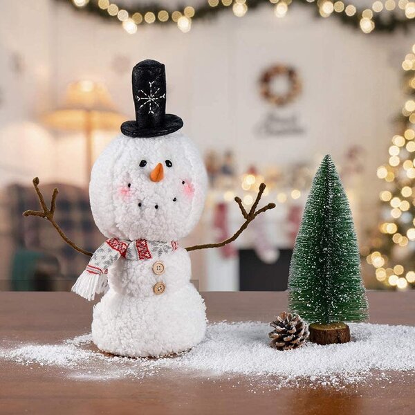 Snowman,Sled,Doormat and Snowman/Ski door decoration Miniature Christmas Winter dollhouse decorations