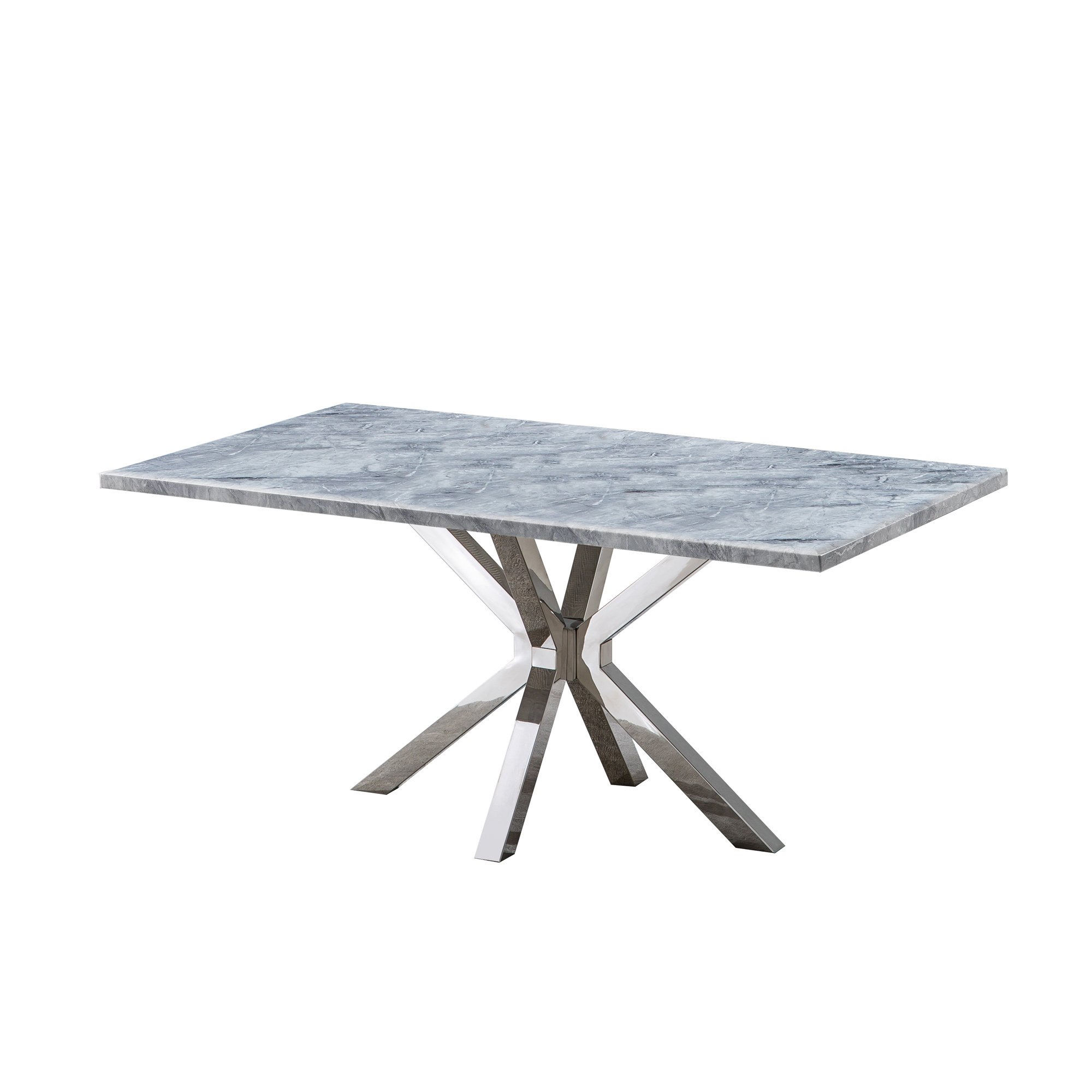 Brayden Studio® Bindiya Genuine Marble Pedestal Dining Table Wayfair
