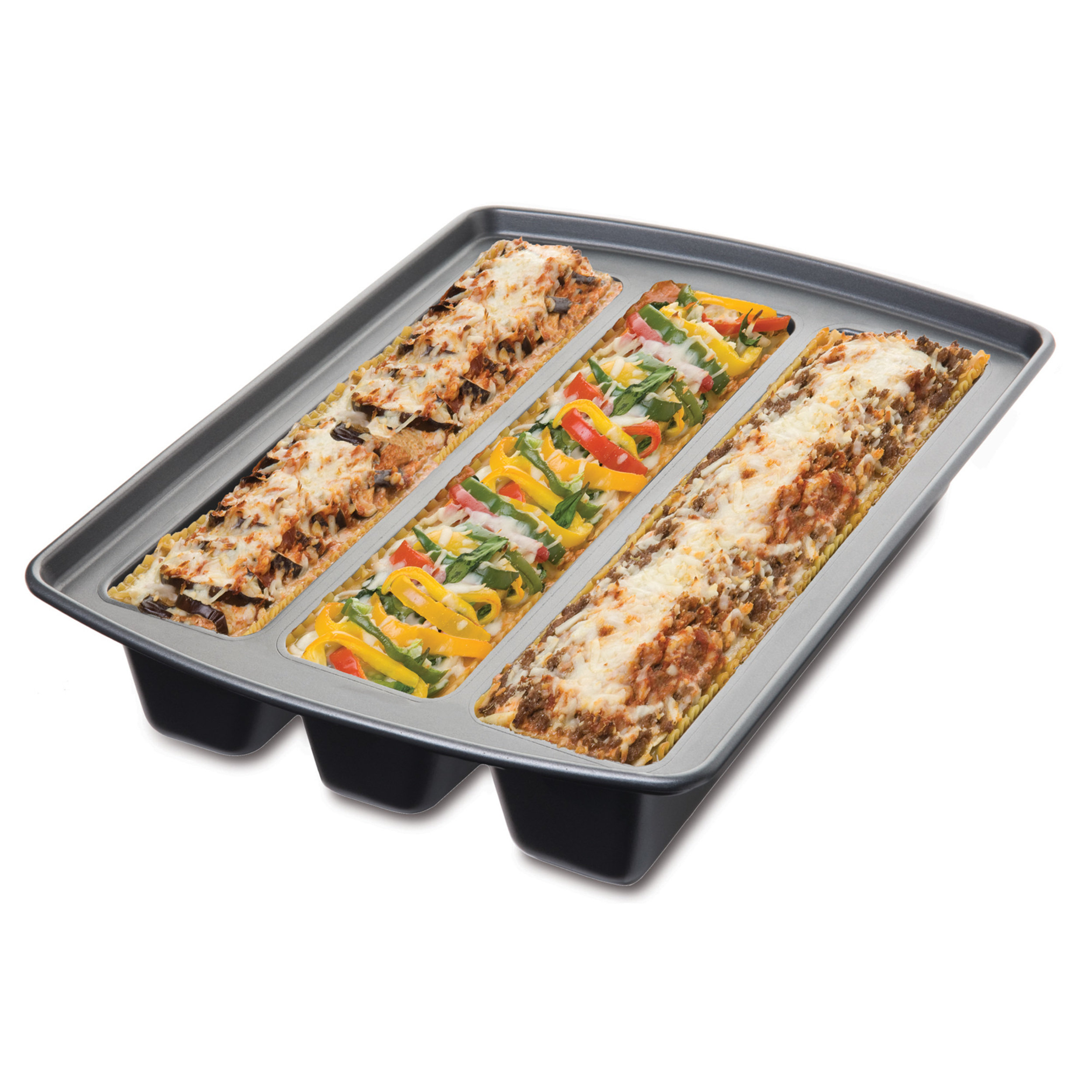Chicago Metallic Rectangular NonStick Lasagna Trio Pan & Reviews Wayfair