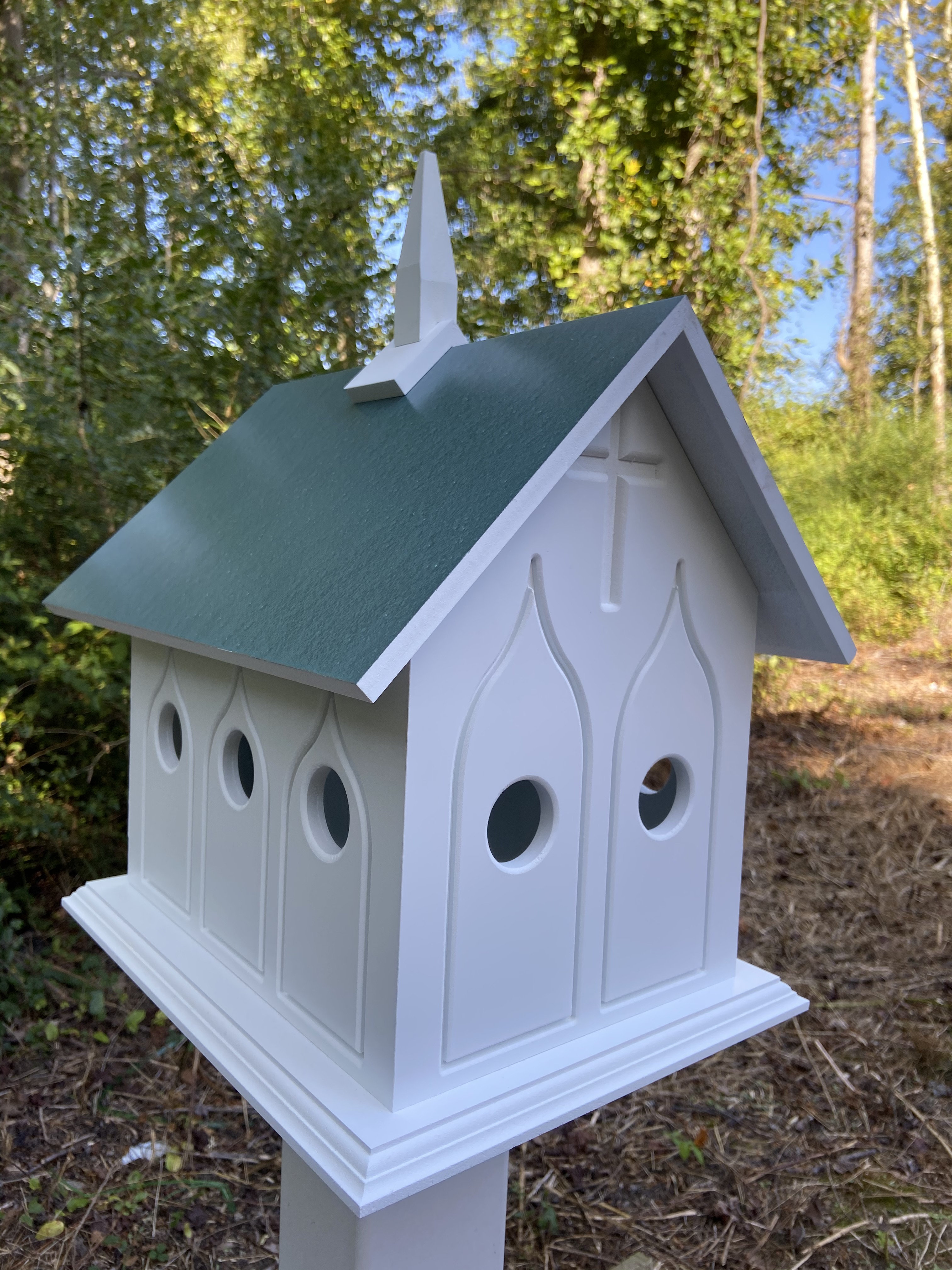 Paradise Birdhouses Chapel 20 in x 15 in x 12 in Birdhouse Wayfair