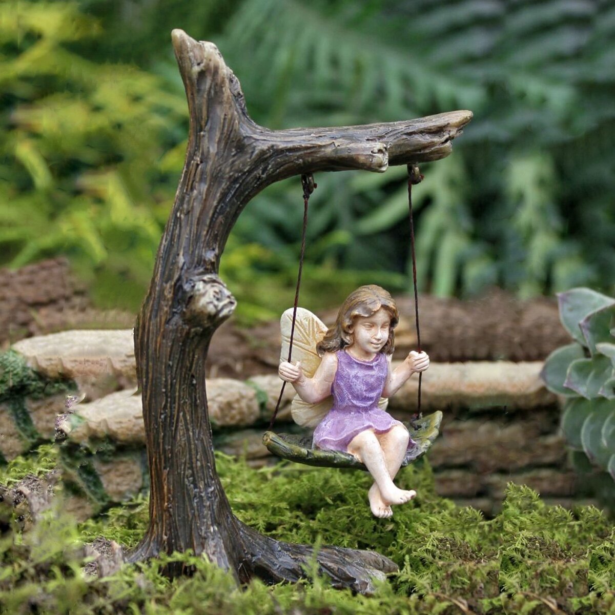 Miniature Dollhouse FAIRY GARDEN ~ Mini Brown Resin Large Stone Path Walkway 