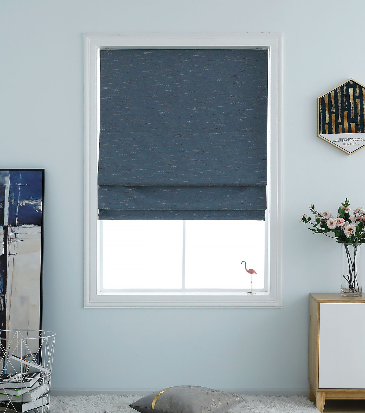 Latitude Run® Washable Blackout Roman Shade & Reviews Wayfair