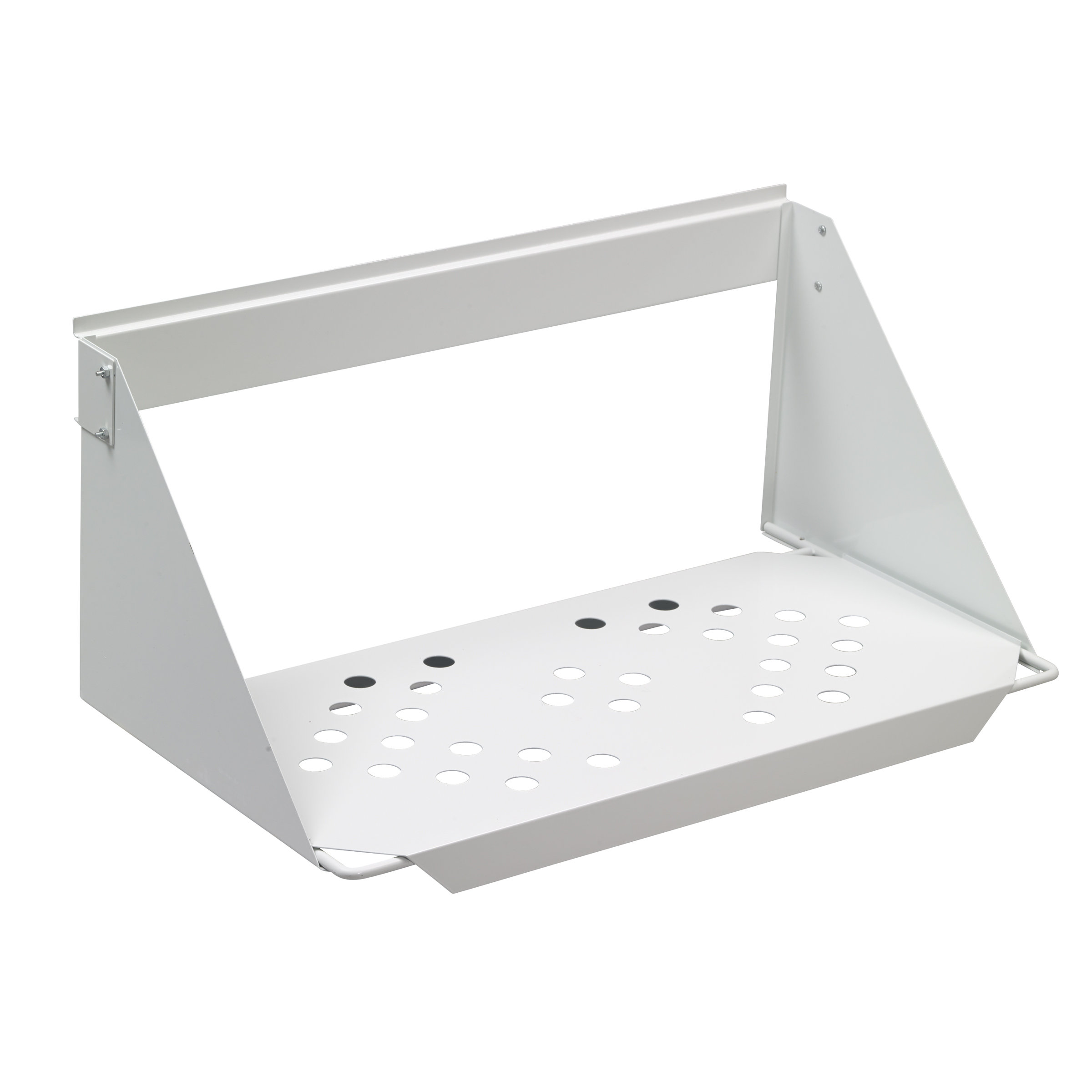 Garage Tek Organization System GarageTek 24-Inch Heavy Duty Steel Shelf With Hang Rod - Wall Mount Storage For Garage Wall Mounted Garage Organizer - View #4