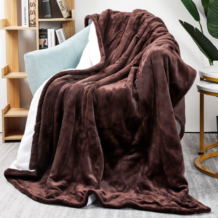white heated throw