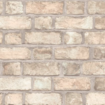 raised brick wallpaper