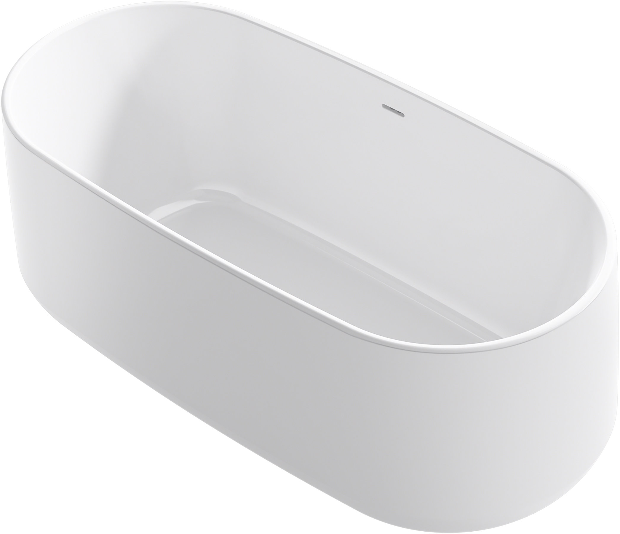 Kohler Ceric 60In X 29In Freestanding Bath With Center ToeTap Drain