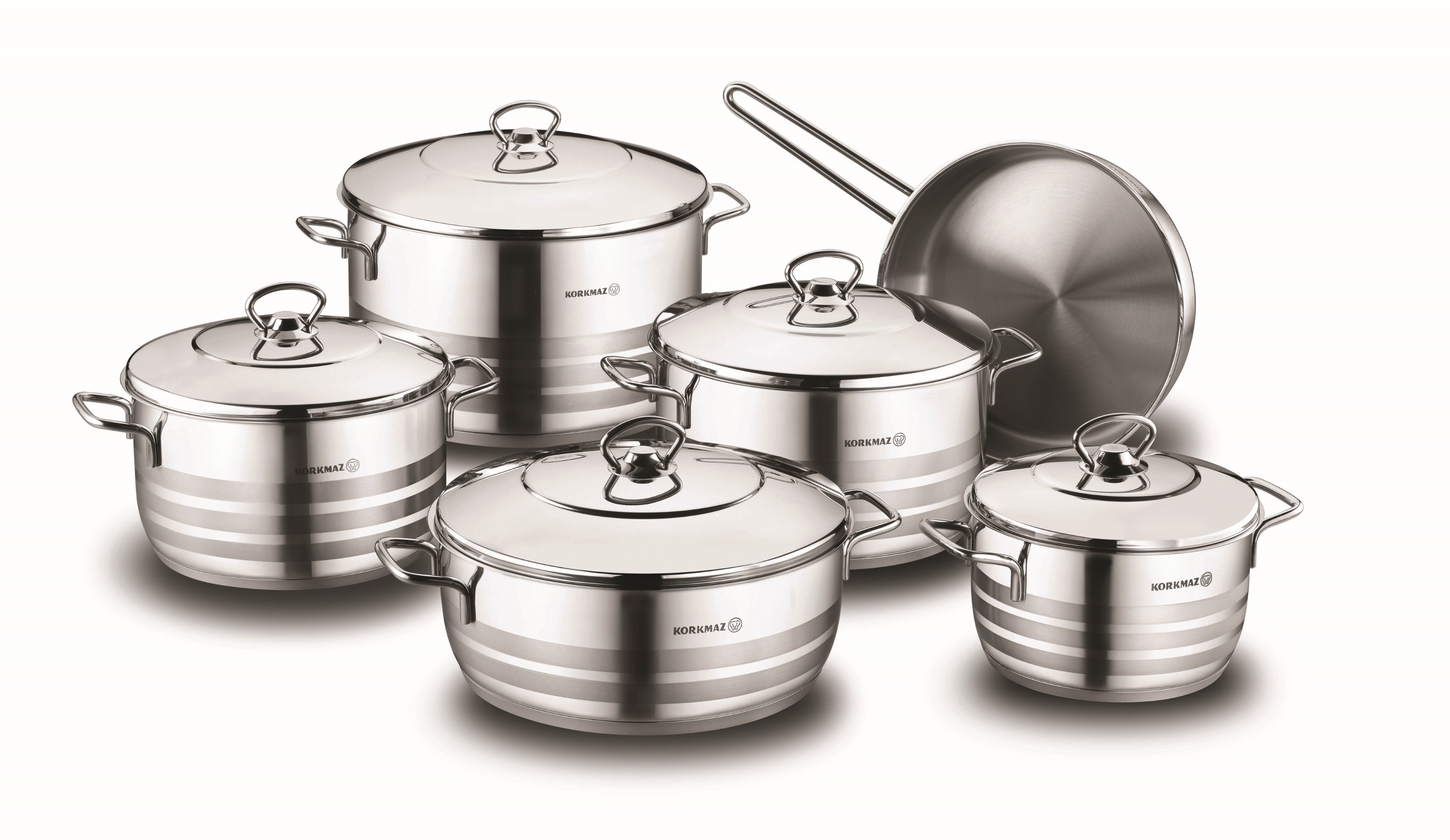 Tanzania Semicircle Can be ignored Korkmaz 11 Pieces Aluminum Cookware Set | Wayfair