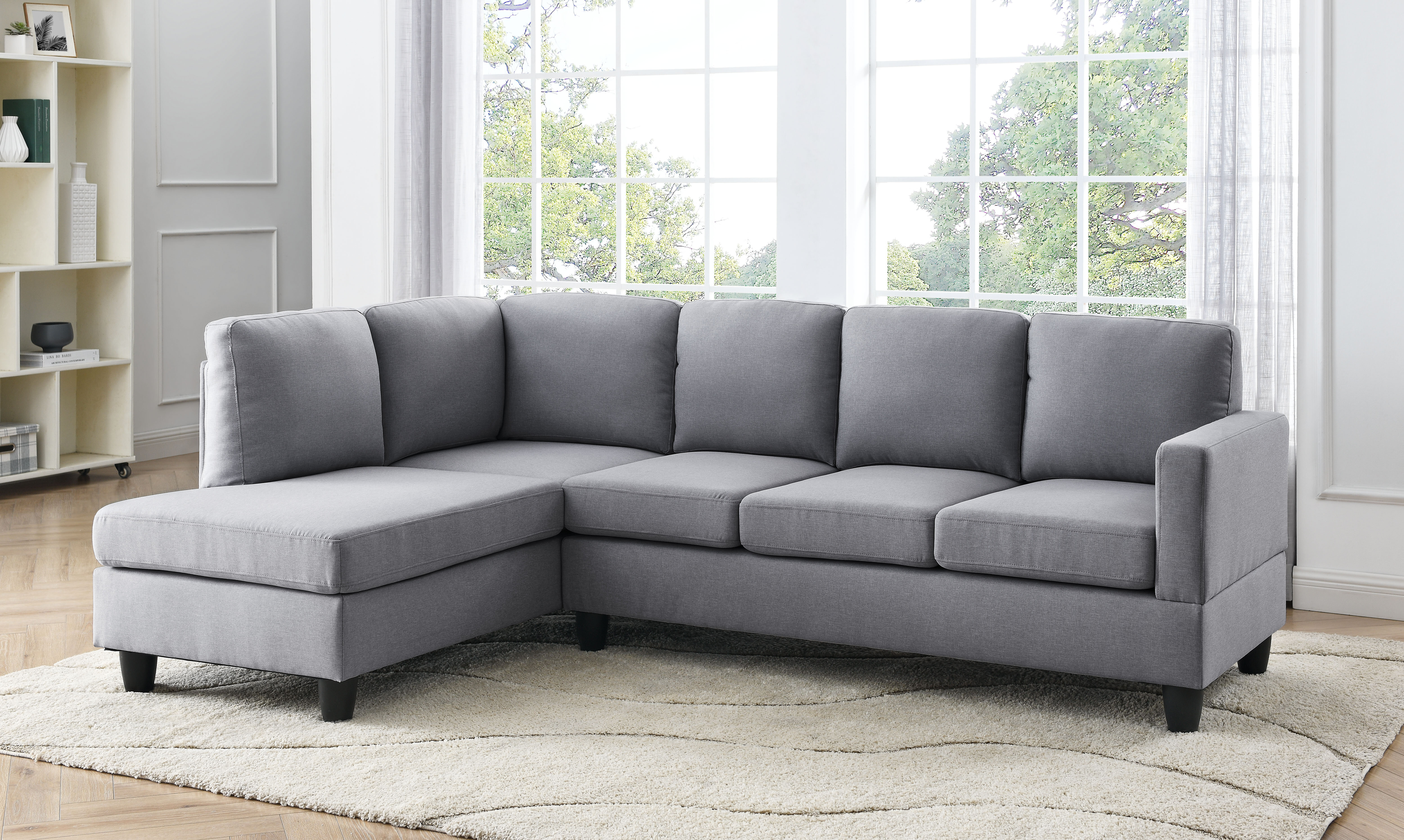 Renner 95.25″ Wide Sofa & Chaise