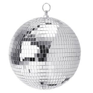 New Silver 6" Rotating Disco Ball DJ Christmas Party Stage Club Disco Xmas LIGHT 