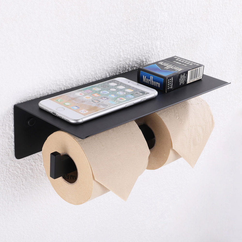 Bathroom Accessories Toilet Paper Tissue  Phone Holder Wall Mounted Dispenser 