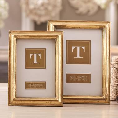 Twos Company Small Rectangle Beveled Glass & Brass Box 