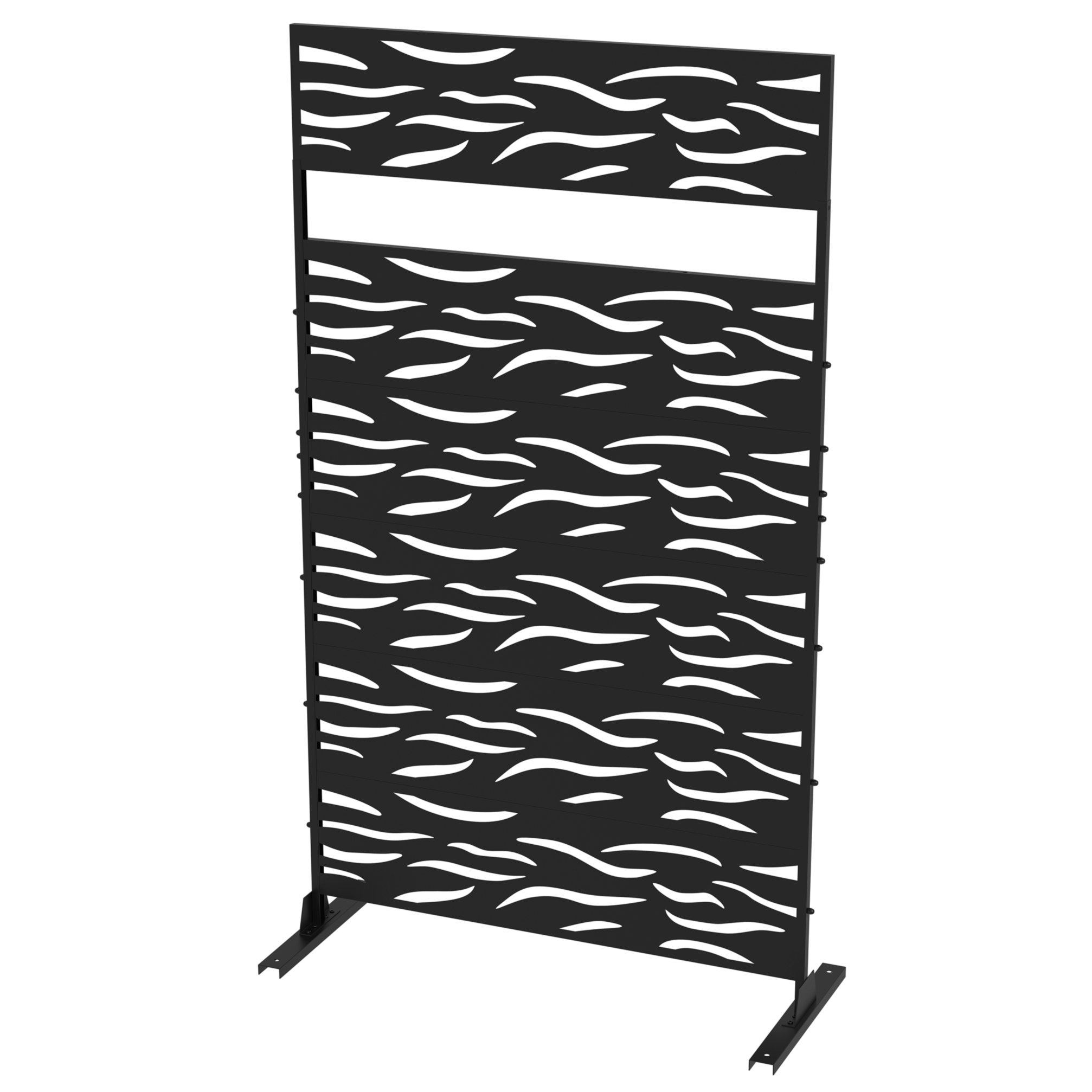 MoonQuake Outdoor Privacy Wall, Freestanding Garden Privacy Screen