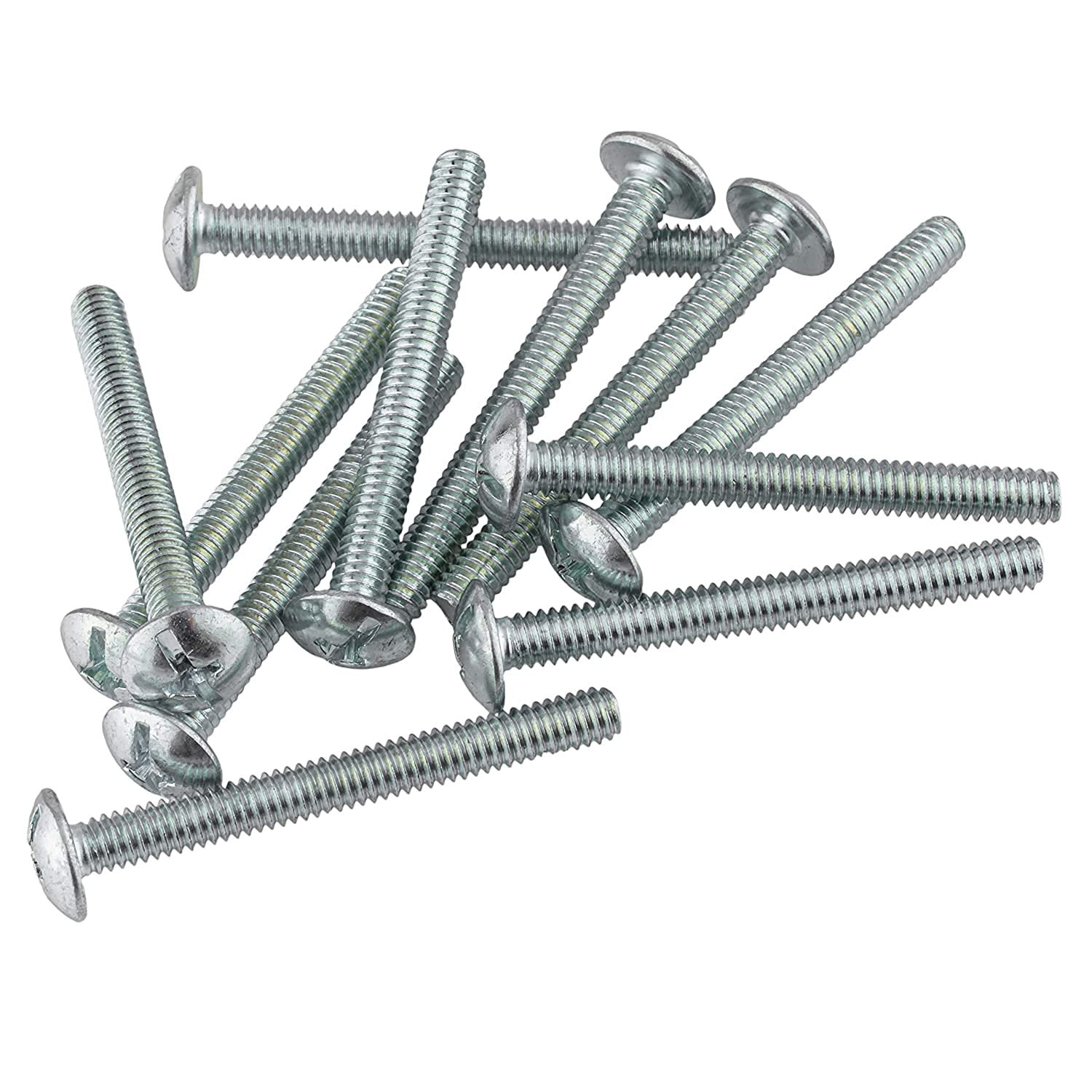 UNIQANTIQ HARDWARE SUPPLY 832 X 13/4" Zinc Truss Head Machine Screws