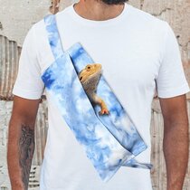 Bearded Dragon Carrier to Prevent Them Falling or Slipping from Your Body Adjustable Reptile Sling for Bearded Dragons Lizards Small Reptile for Napping and Safety Outdoor Walking