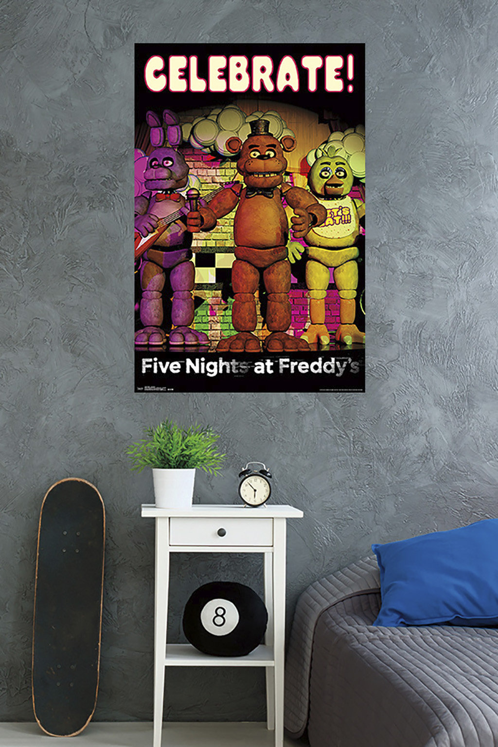 Trends International Five Nights at Freddy's - Celebrate Paper Print ...