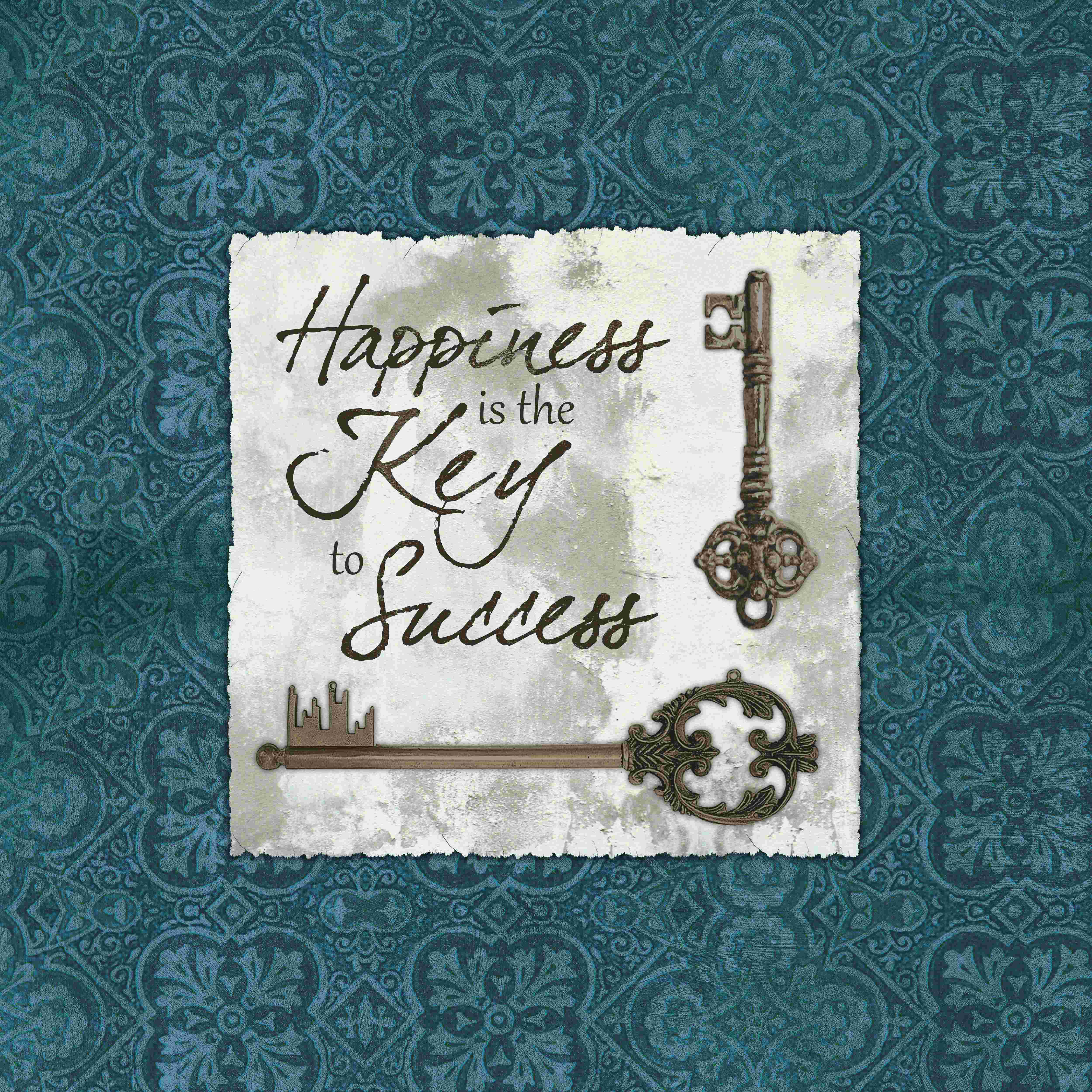 Trinx Vintage Keys Wrapped Canvas Print Wayfair