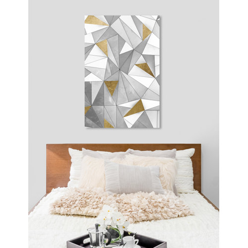 George Oliver Triangular Wall by Oliver Gal - Graphic Art & Reviews ...