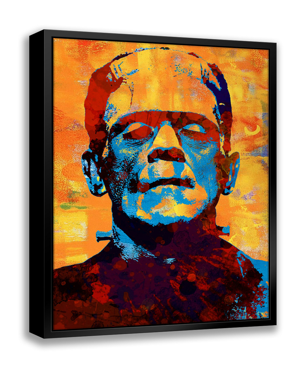 ATX Art Group LLC Frankenstein Pop ArtGiclee on Canvas with Float