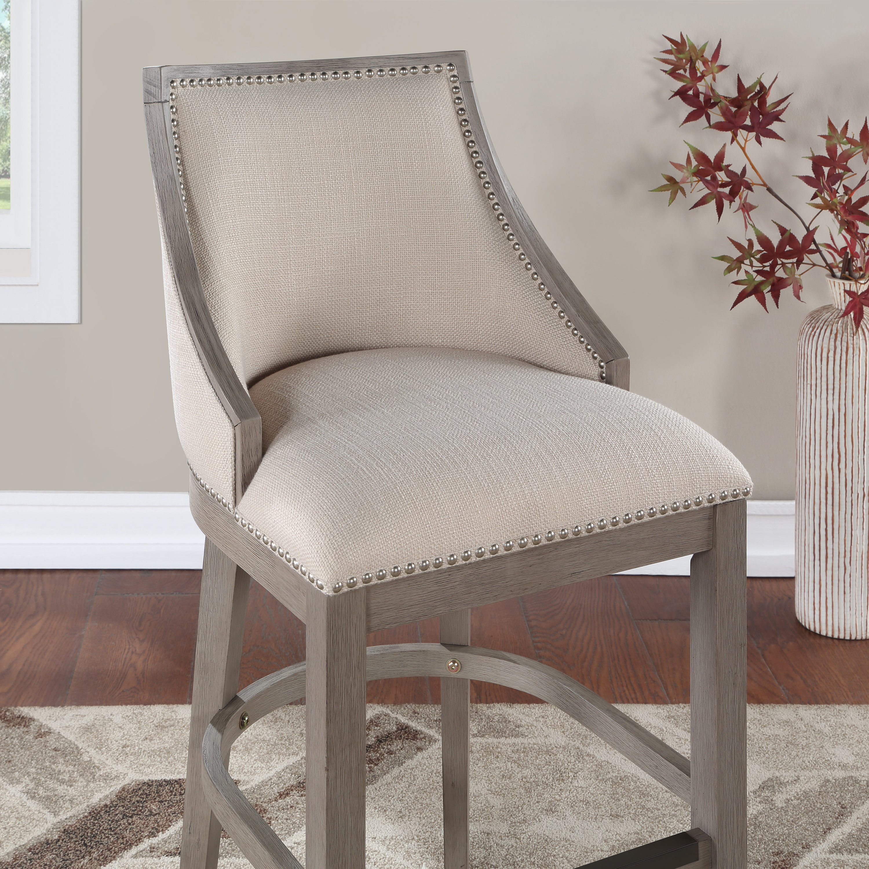 One Allium Way® Tullytown Upholstered Bar & Counter Stool & Reviews Wayfair