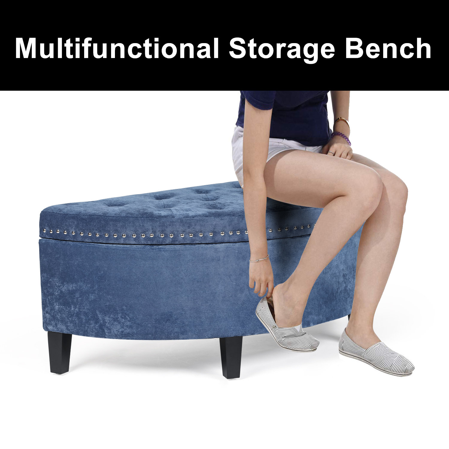 Alcott Hill® Roxann Upholstered Flip Top Storage Bench & Reviews