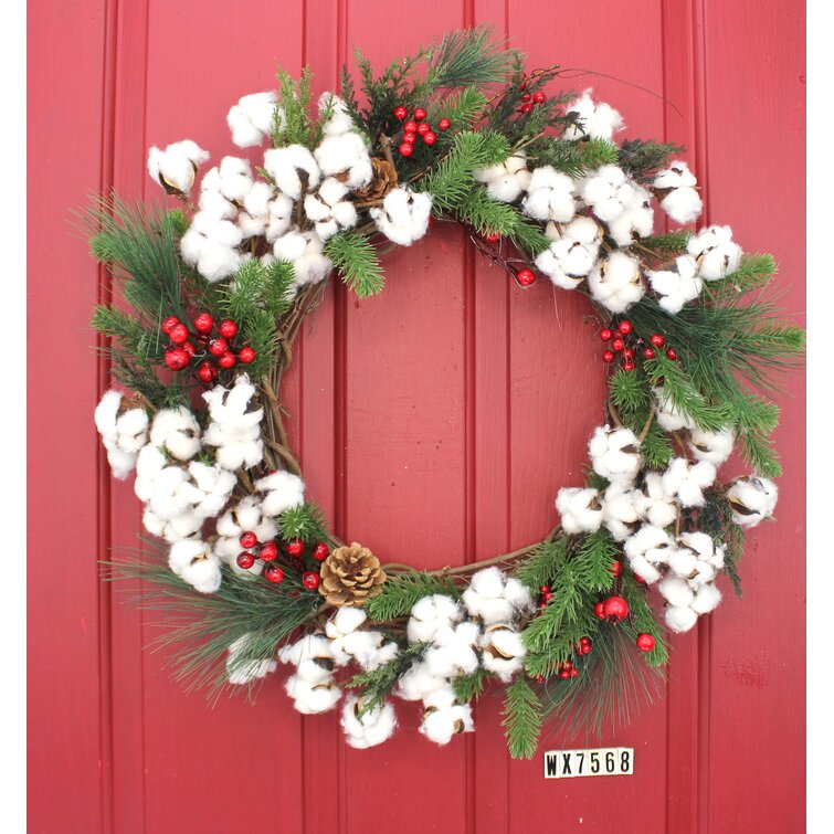 The Holiday Aisle® Faux Berry Silk 22'' Wreath & Reviews | Wayfair