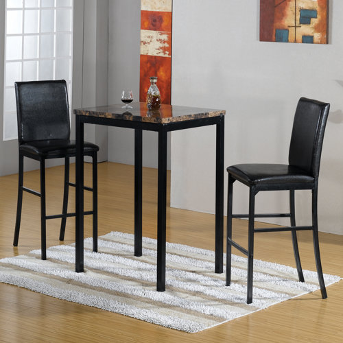 Hazelwood Home 2 - Person Bar Height Dining Set & Reviews | Wayfair