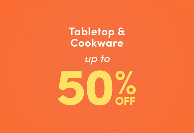 Tabletop & Cookware Clearance