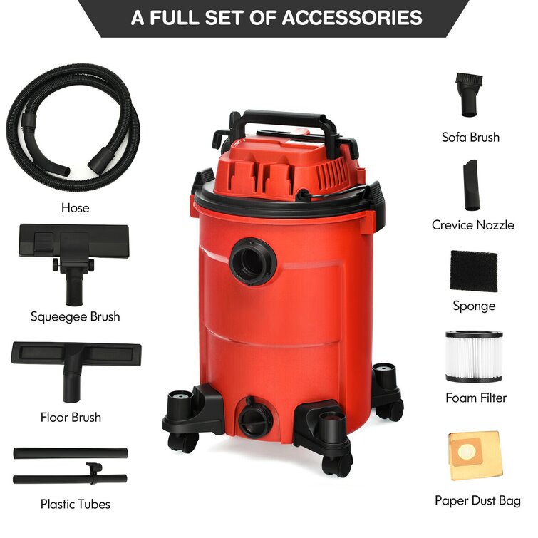WFX Utility 3-In-1 Portable Cylinder Vacuum Cleaner