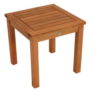 Beistelltisch Eukalyptusholz Holz Gartentisch Tisch Gartenmöbel Balkontisch 