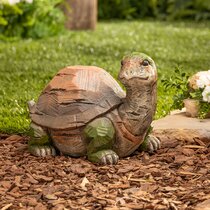 Turtle Figurine 42 x 26 cm made of Magnesia 