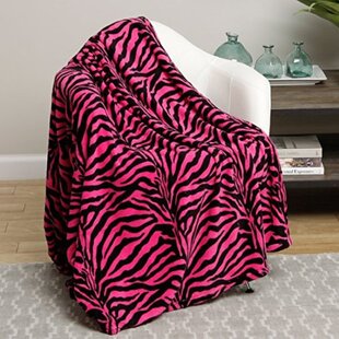 Zebra Print Blanket | Wayfair