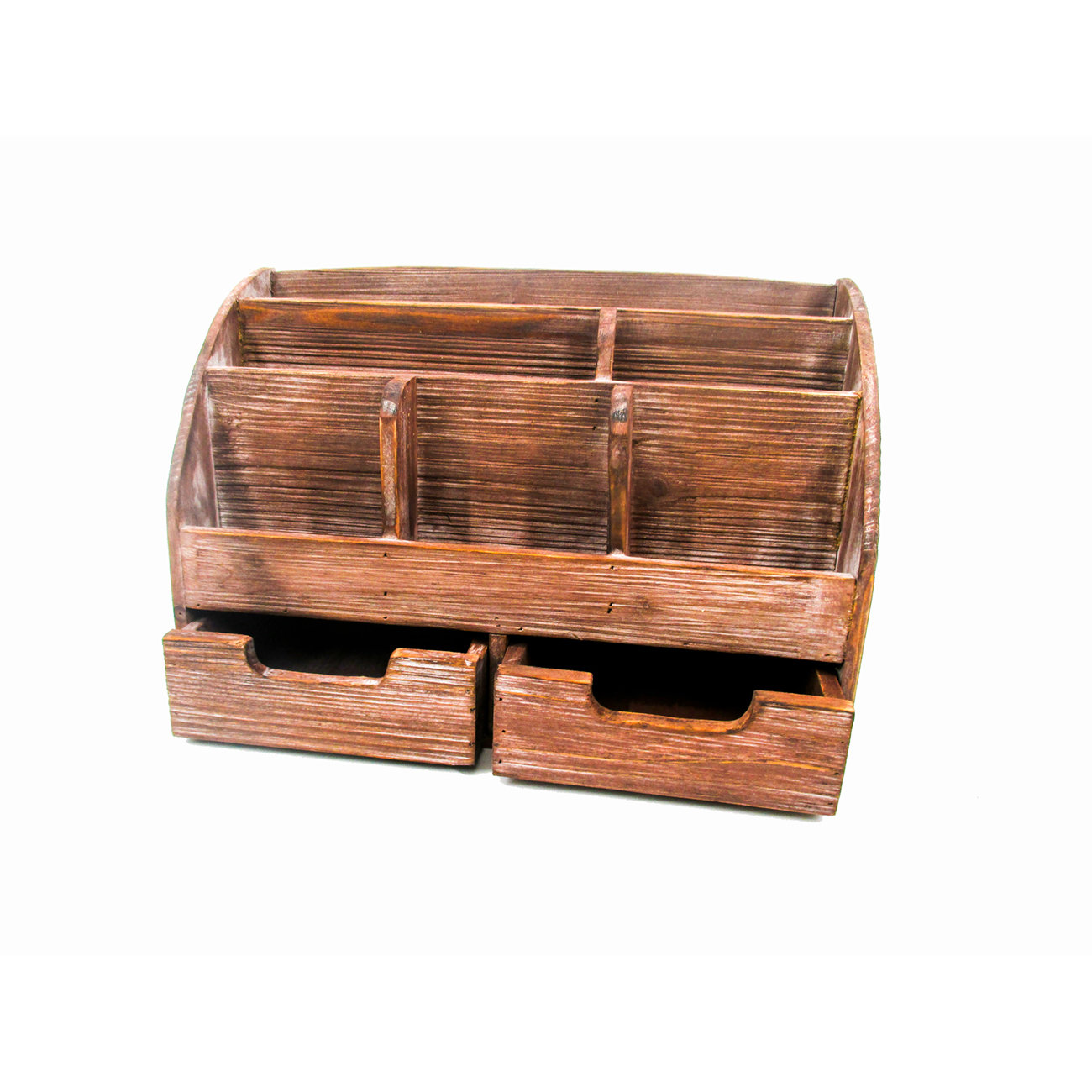 LilacLaneHome Farmhouse Wood Desk Mail Organizer Wayfair