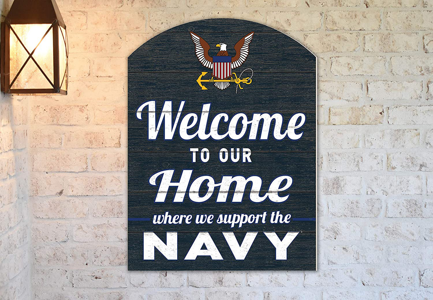 KH Sports Fan Navy Marquee Wall Décor Wayfair