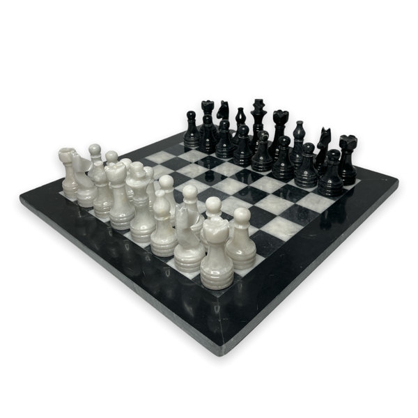 Funskool Games Chess Board Set,Black and White Strategy Mind Game 7 years & up 