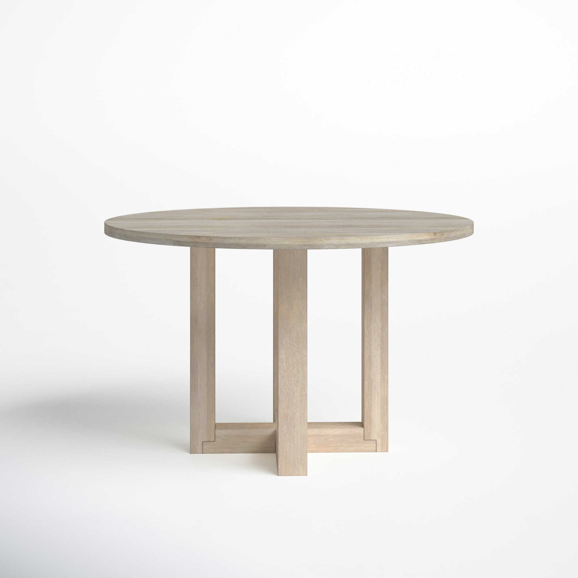 Joss & Main Bernardo 48" Solid Wood Cross Legs Dining Table Wayfair