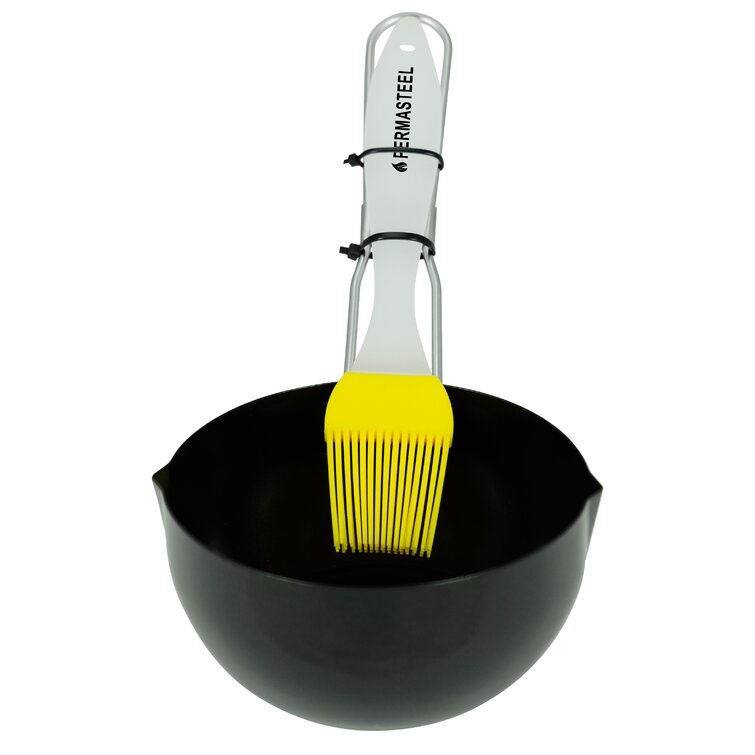 Details about   Food Grade Silicone Barbecue Brush Oil Brush with Stainless Steel Handle BBQ 