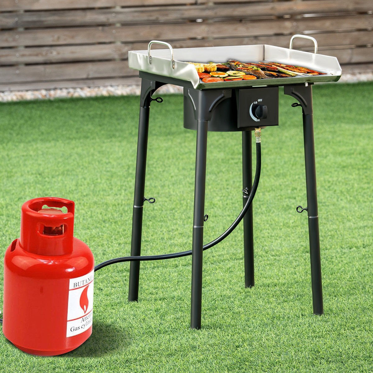 Hadeisen Single Burner High Pressure Natural Gas Outdoor Stove Wayfair