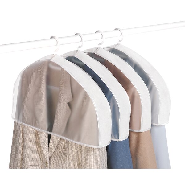 Hangerworld™ 20 Large Clear Shoulder Covers Clothes Coat Suit Dress Protectors 