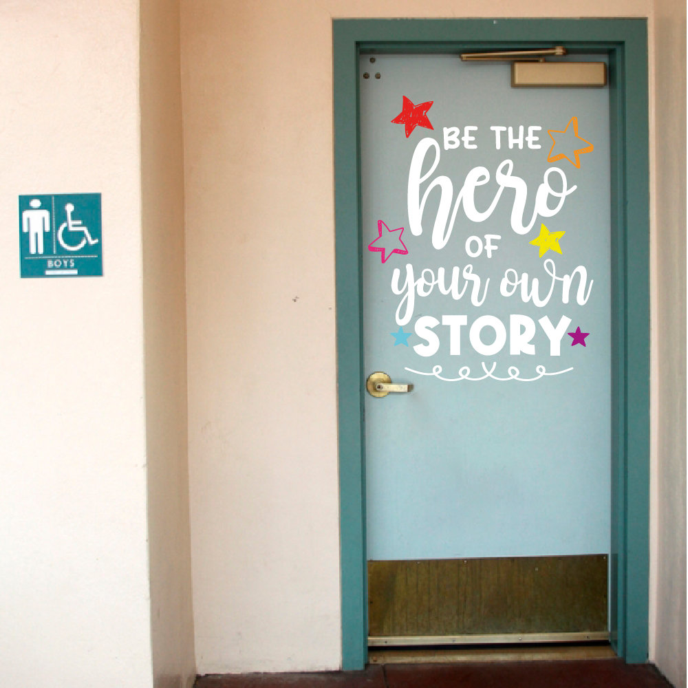 Trinx Lettering Art Decoration Inspirational Quotes Design Door Decal