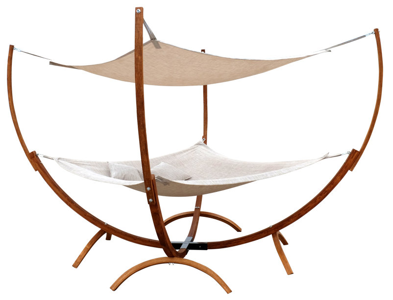 Leisure Season Double Hammock with Stand & Reviews Wayfair