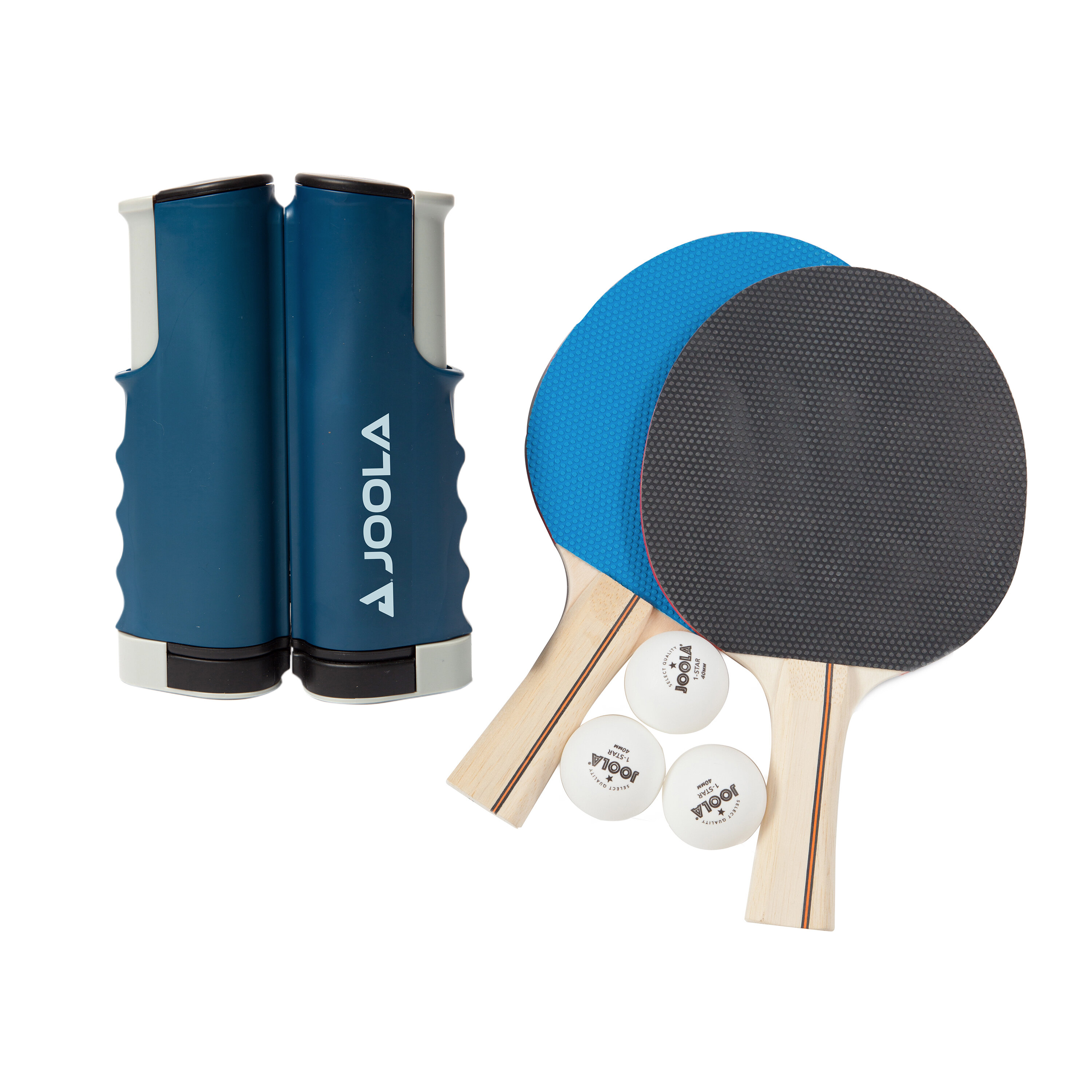 Premium table Tennis Racket Ping Pong paddle Set with a Retractable Net 
