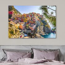 Vintage Wall Art Print Florence Italy Canvas Mediterranean Landscape Artwor Gallery Wrap Travel Photography Tuscany Scene Home Décor