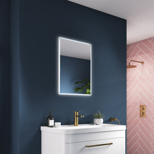 Croydex Make Up Mirror Bathroom Vanity Anti Fog Razor Holder Shaving Shower Bath 