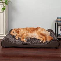 Fluffy Dog Beds for Large Dogs Orthopedic Calming Sound Sleeping for Neck and Joint Support Pain Relief XL Large Round Plush Jumbo Dog Beds for Extra Large Dogs with Comfortable Blanket