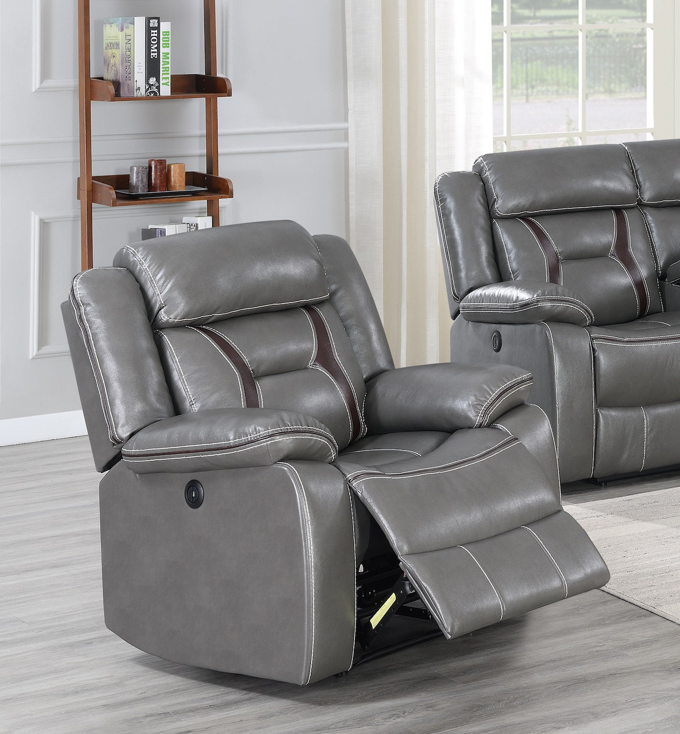 Red Barrel Studio® Vegan Leather Recliner Wayfair