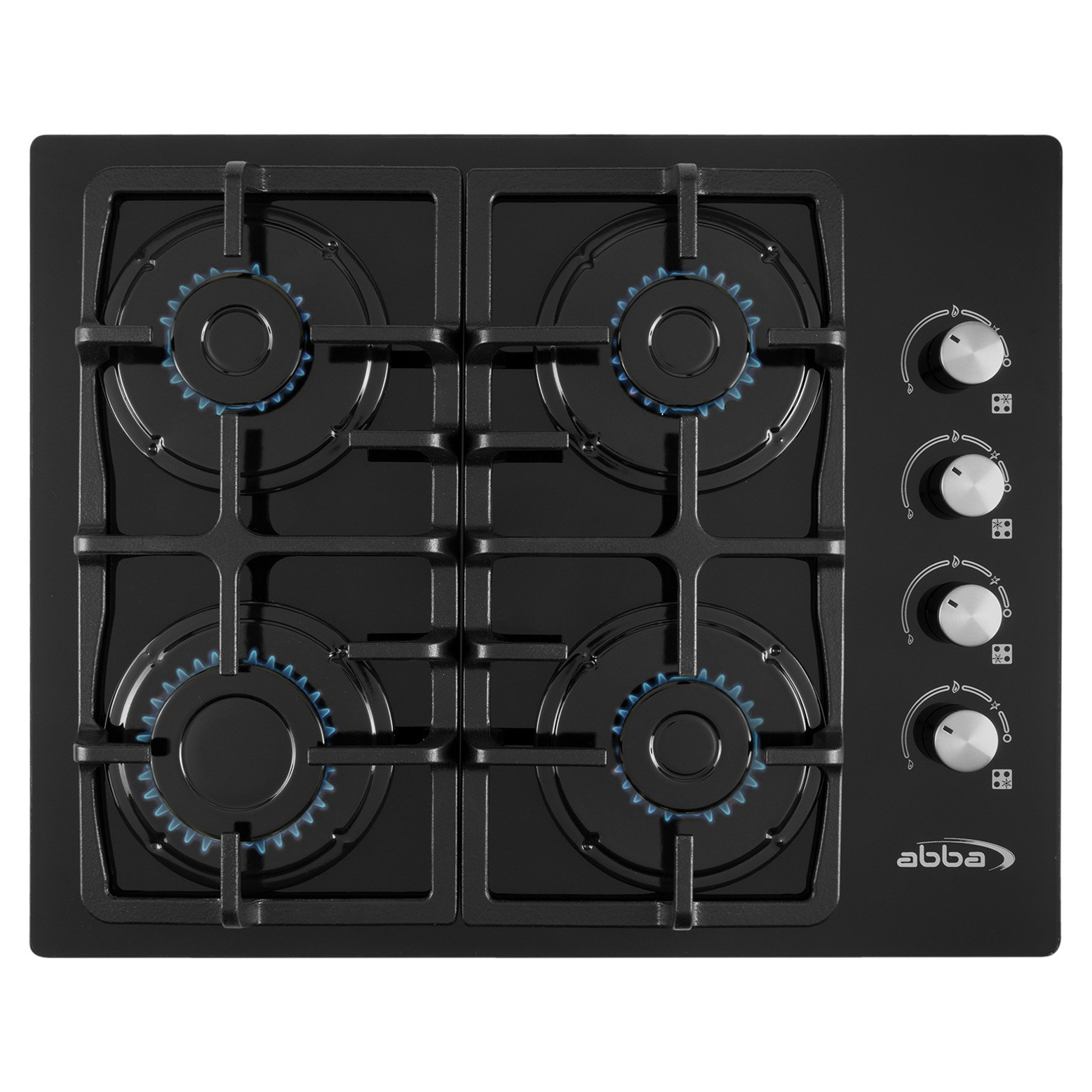 glass top 4 burner gas stove