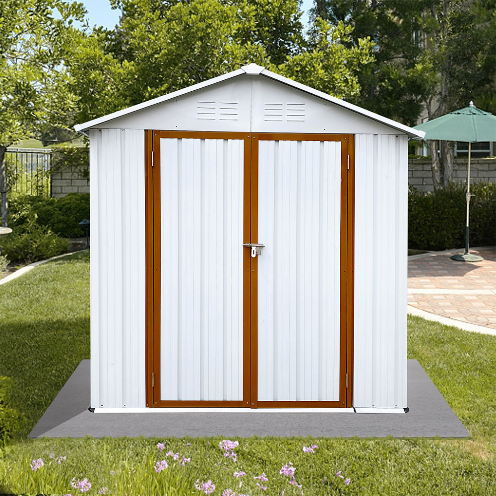 iYofe 6' x 4' Outdoor Metal Storage Shed, Outdoor Storage Clearance