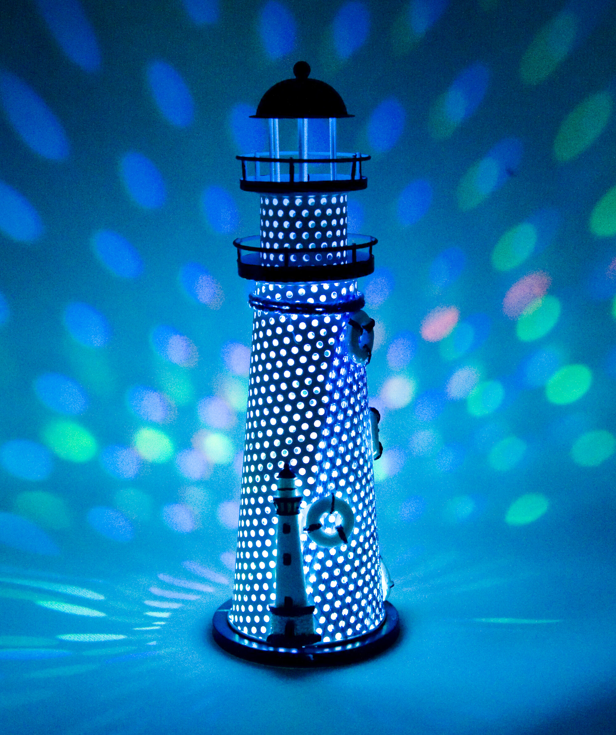16 Color Options with Remote Great Gift Lighthouse Nautical Light House Night Light Up LED Free Engraved Custom Name Personalized Strength Safety Hope Desk Table Lamp Room Home Decor Its Wow